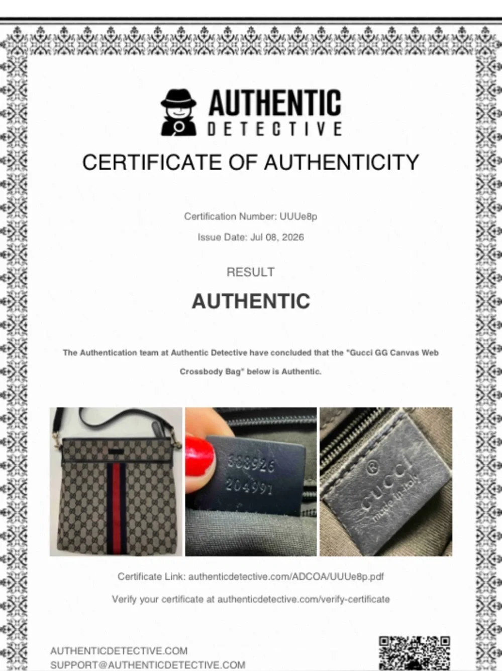 Gucci authentic gg